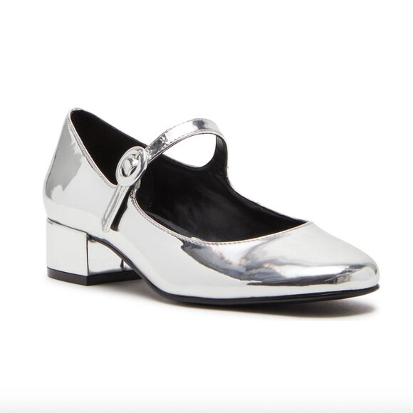 Steve Madden Metallic Maryjanes - Picture 1 of 3